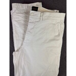 J. Crew Oarsmens  Classic Chinos‎ Men 32x34 (34x33) White Straight Leg Pants VTG